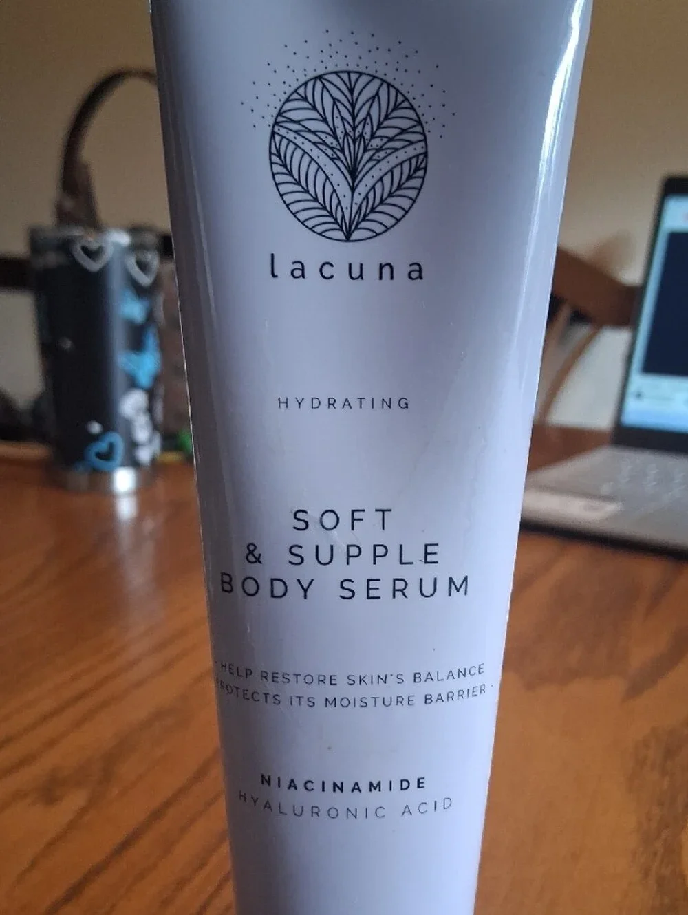 Lacuna Soft & Supple Body Serum — Hydrating Lavender Tube